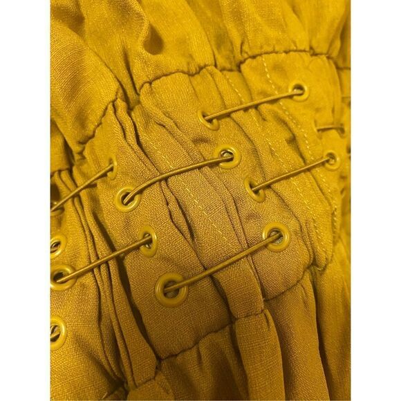 Tularosa Sienna Dress in Mustard Size XL NWT (13-6) - Picture 7 of 7